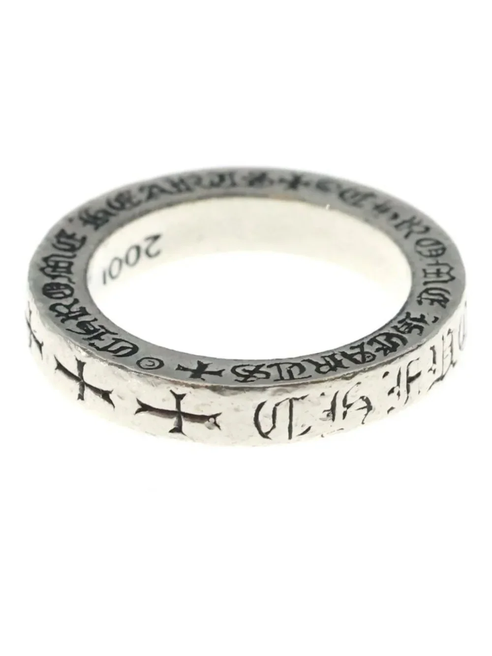 Chrome Hearts Spacer You Ring Silver